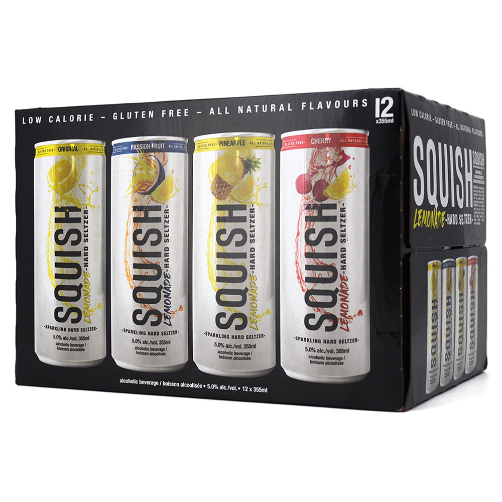 SQUISH LEMONADE HARD SELTZER MIX 12 CAN Sherbrooke Liquor
