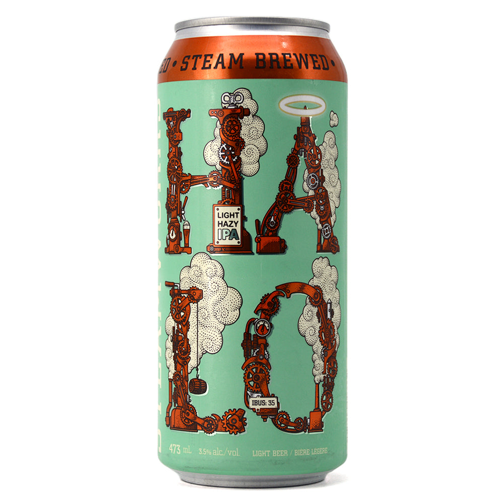 STEAMWORKS HALO LIGHT HAZY IPA 473ML Sherbrooke Liquor