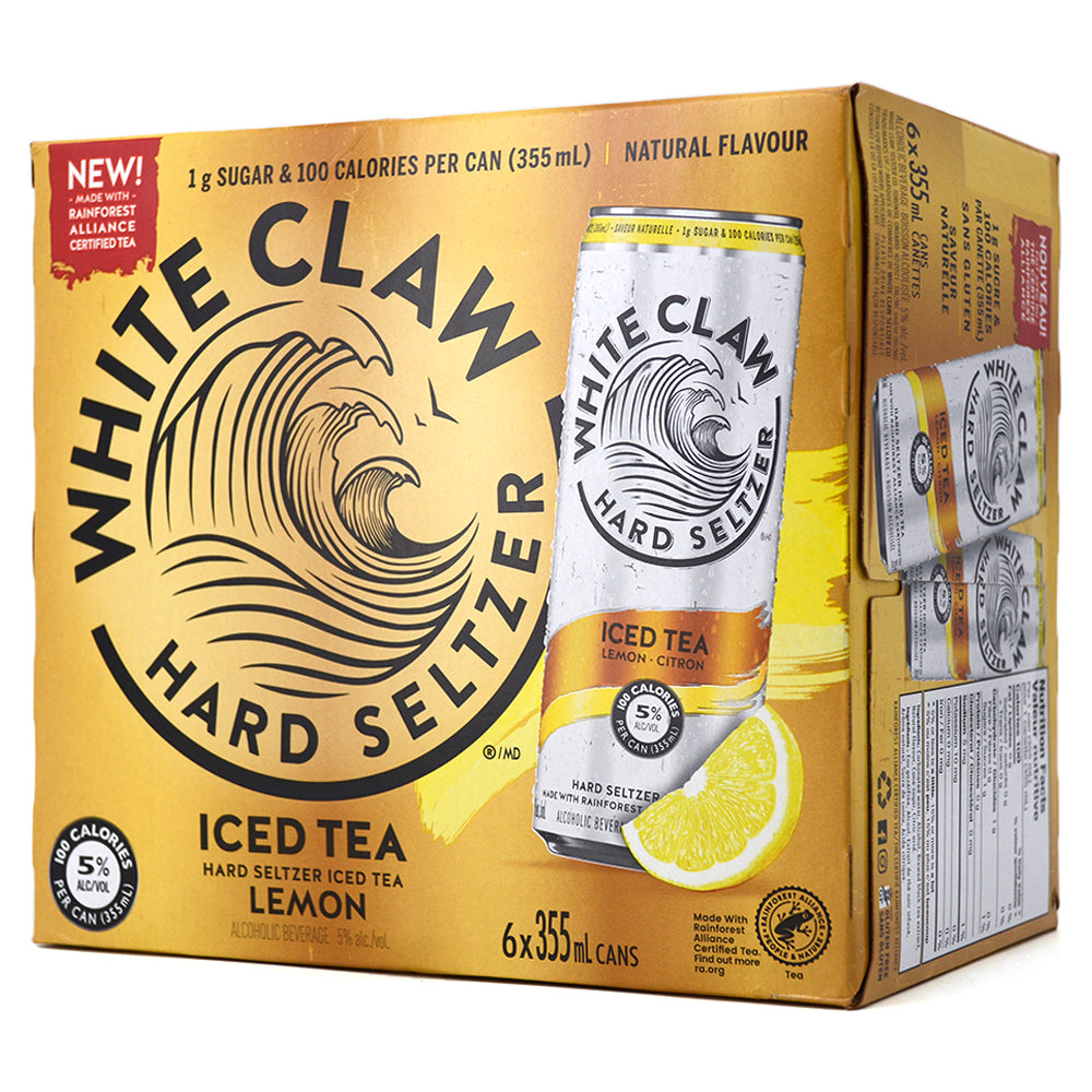 WHITE CLAW ICED TEA LEMON 6C Sherbrooke Liquor