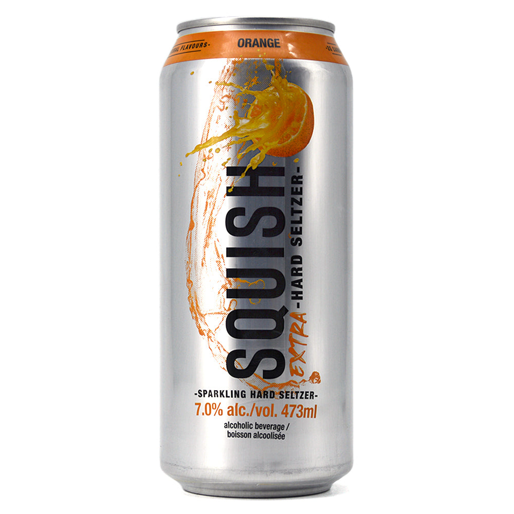 SQUISH SPARKLING EXTRA HARD SELTZER ORANGE 473ML Sherbrooke Liquor