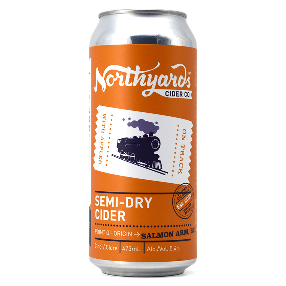 NORTHYARDS SEMIDRY CIDER 473ML Sherbrooke Liquor