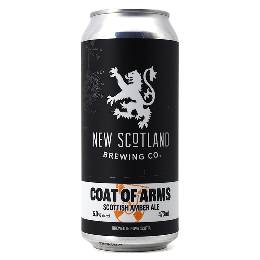 NEW SCOTLAND COAT OF ARMS SCOTTISH AMBER ALE 473ML Sherbrooke Liquor