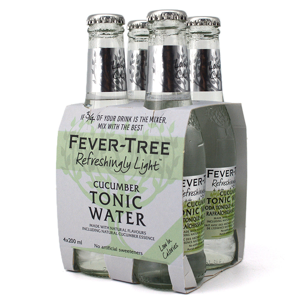 FEVER TREE REFRESHINGLY LIGHT CUCUMBER TONIC WATER 4B – Sherbrooke Liquor