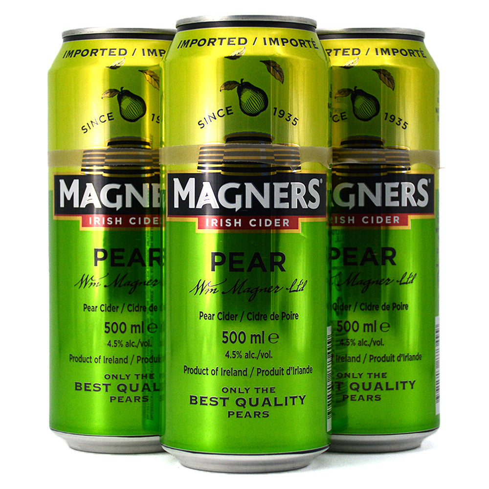 MAGNERS IRISH CIDER PEAR 4C Sherbrooke Liquor