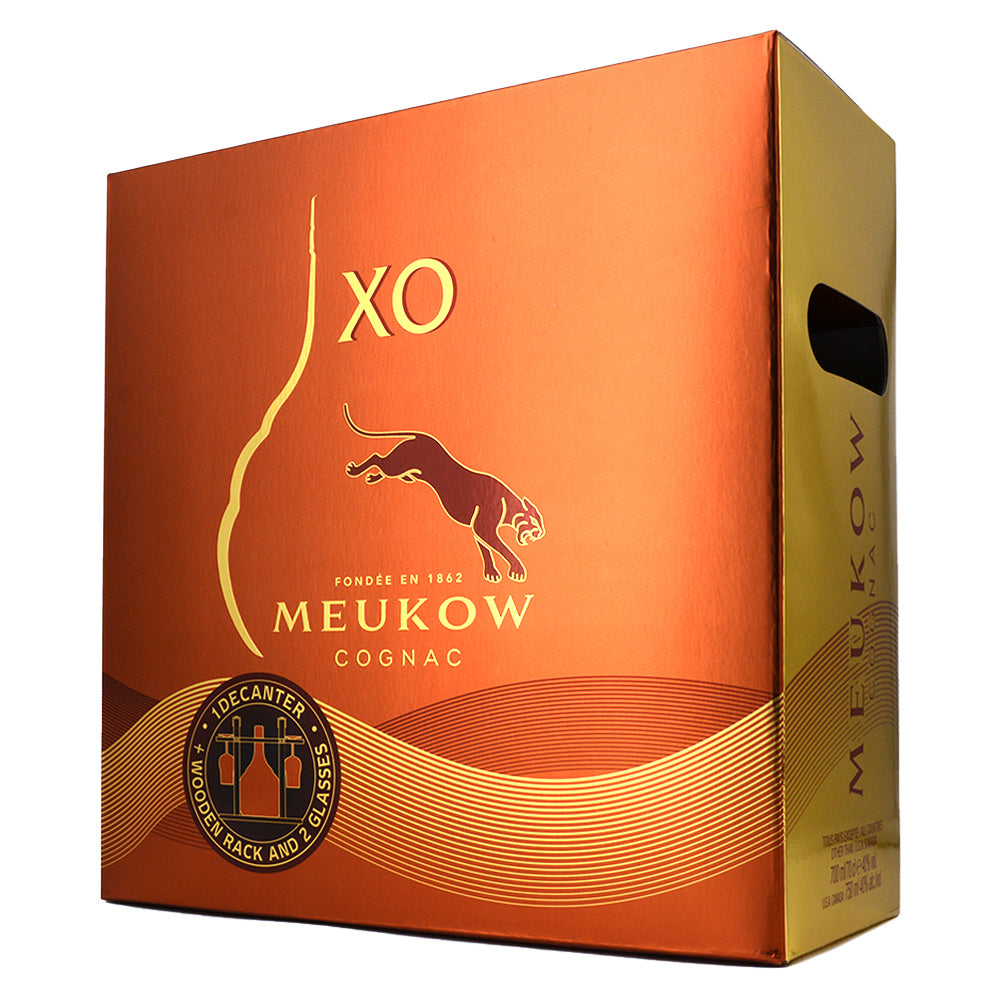 MEUKOW XO COGNAC RACK 750ML + 2 GLASSES – Sherbrooke Liquor