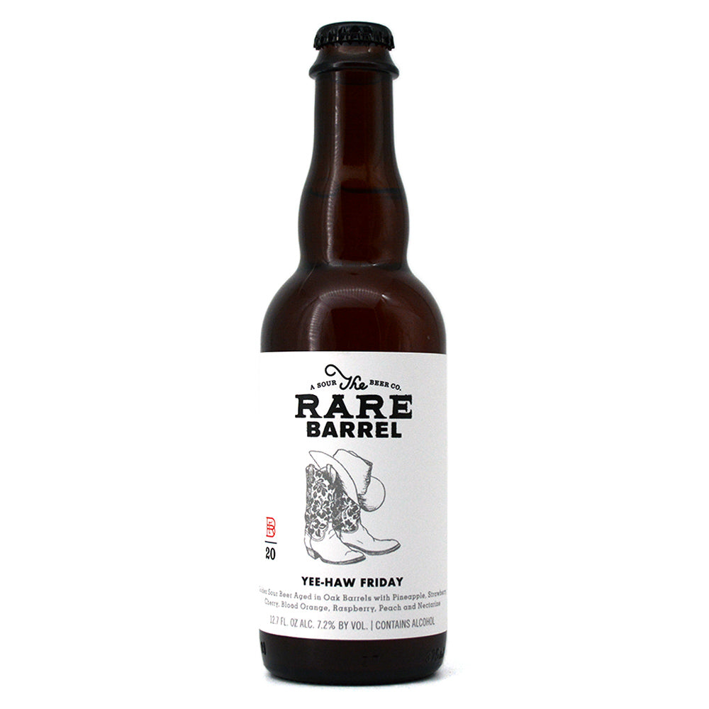 RARE BARREL YEEHAW FRIDAY GOLDEN SOUR AGED IN OAK W FRUIT 375 mL