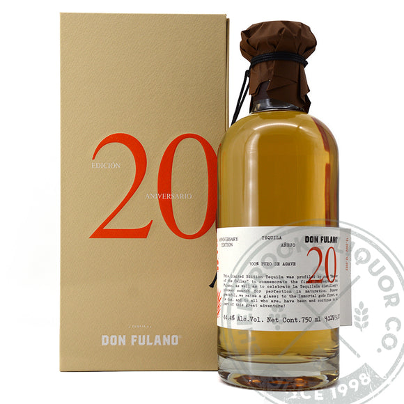 DON FULANO 20 ANIVERSARIO ANEJO TEQUILA 750ML