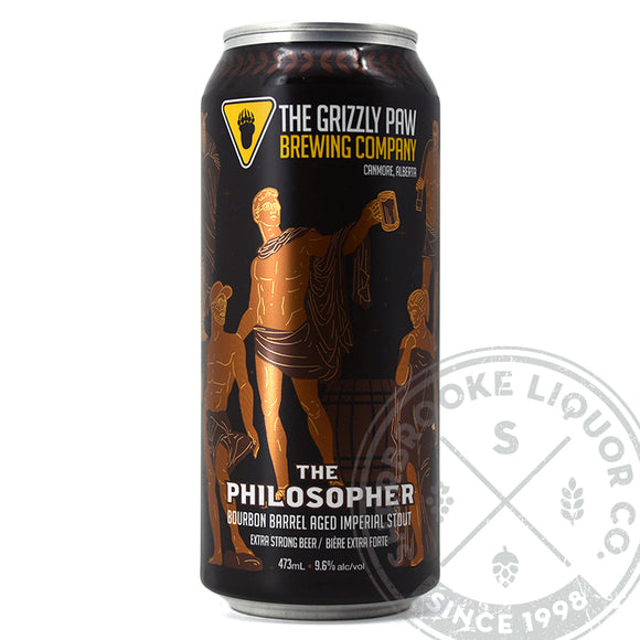 GRIZZLY PAW THE PHILOSOPHER BOURBON BARREL AGED IMPERIAL STOUT 473ML