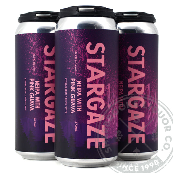 BORN BREWING STARGAZE NEIPA WITH PINK GUAVA 4C