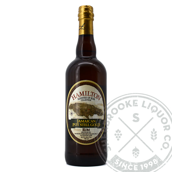 HAMILTON JAMAICAN POT STILL GOLD RUM 750ML