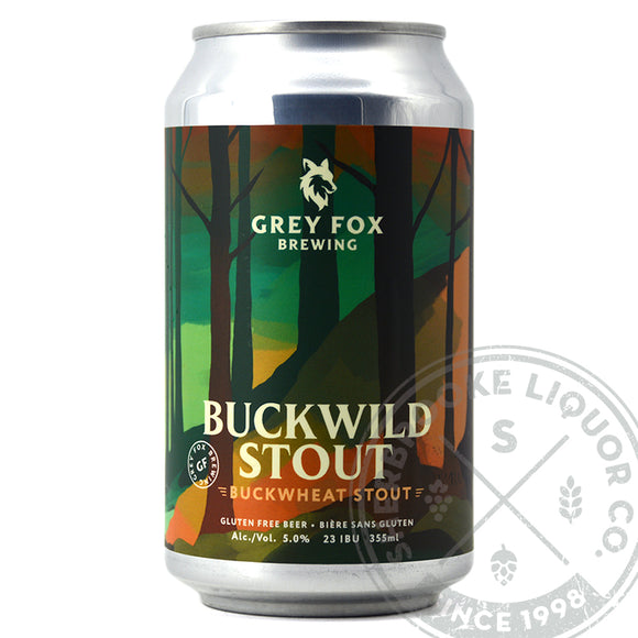 Grey Fox Brewing Buckwild Stout 355mL