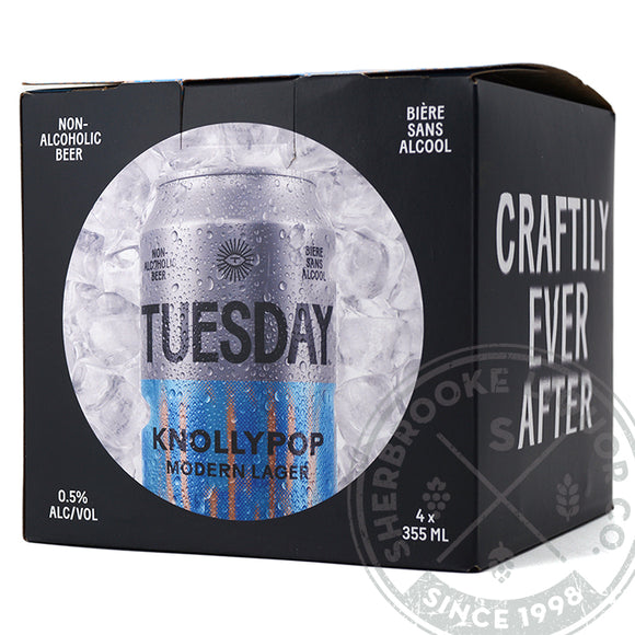 TUESDAY KNOLLYPOP NON ALCOHOLIC MODERN LAGER 4C