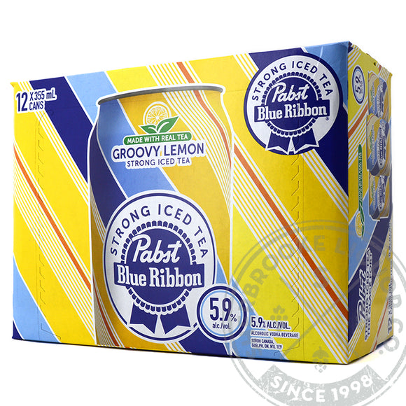 PABST STRONG VODKA ICED TEA GROOVY LEMON 12C