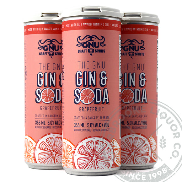 Gnu Gin & Soda Grapefruit 4C