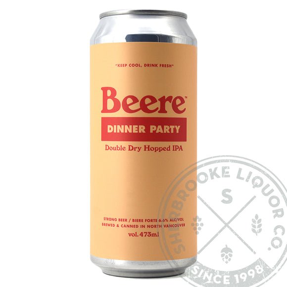 BEERE DINNER PARTY DOUBLE DRY HOPPED IPA 4C