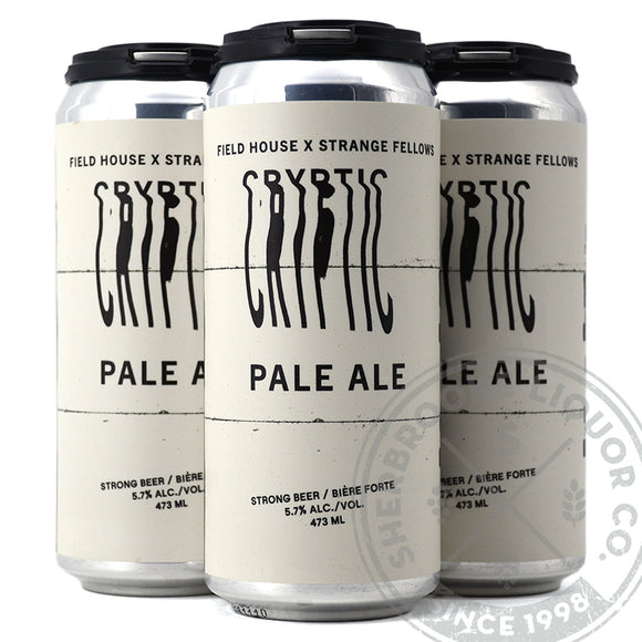FIELD HOUSE X STRANGE FELLOWS CRYPTIC PALE ALE 4C
