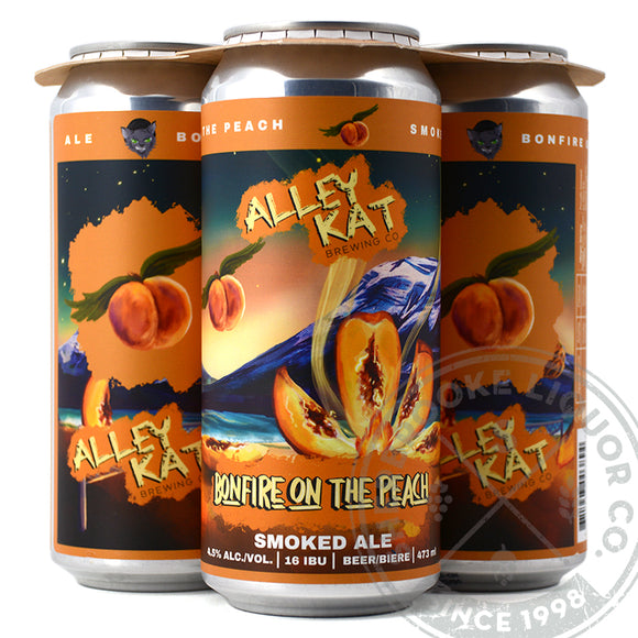 Alley Kat Bonfire On The Peach Smoked Ale 4C