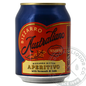 Bizzarro Australiano Bitter Aperitivo with Vermouth & Soda 250mL