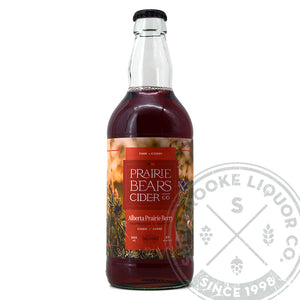 Prairie Bears Alberta Prairie Berry Raspberries & Haskap Cider 500 mL