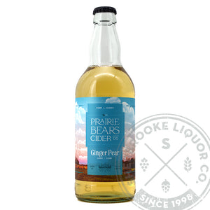 Prairie Bears Pear Ginger Cider 500mL