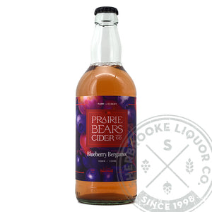 Prairie Bears Blueberry Bergamont Cider 500mL