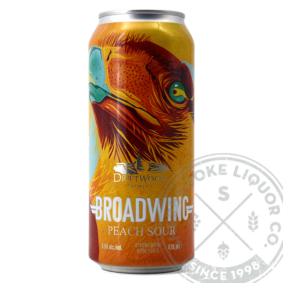 Driftwood Broadwing Peach Sour Ale 473 mL