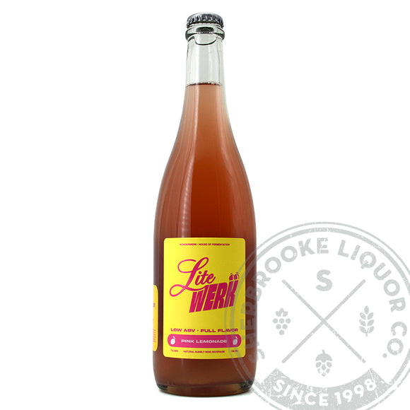 Wonderwerk Lite Werk Pink Lemonade Wine Beverage 750mL