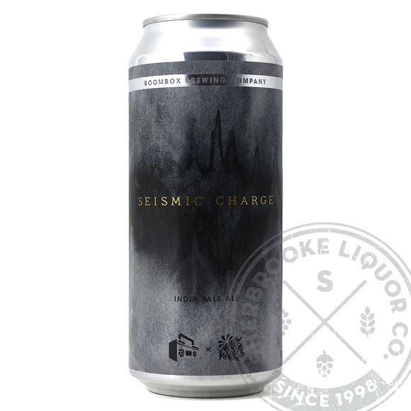 Boombox x Temporal Seismic Charge Hazy IPA 473 mL