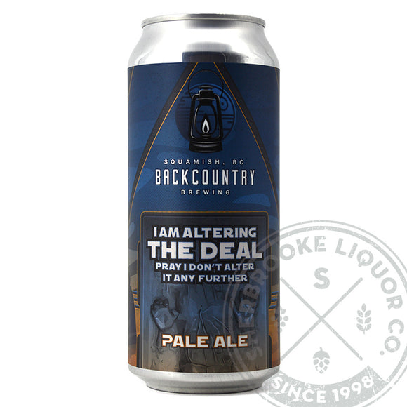 Backcountry I Am Altering The Deal Pale Ale 473mL