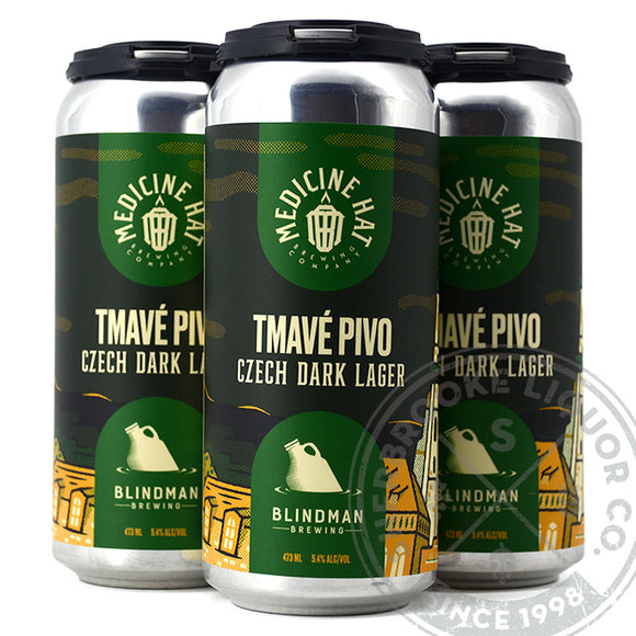 Medicine Hat Blindman Tmave Pivo Czech Dark Lager 4C