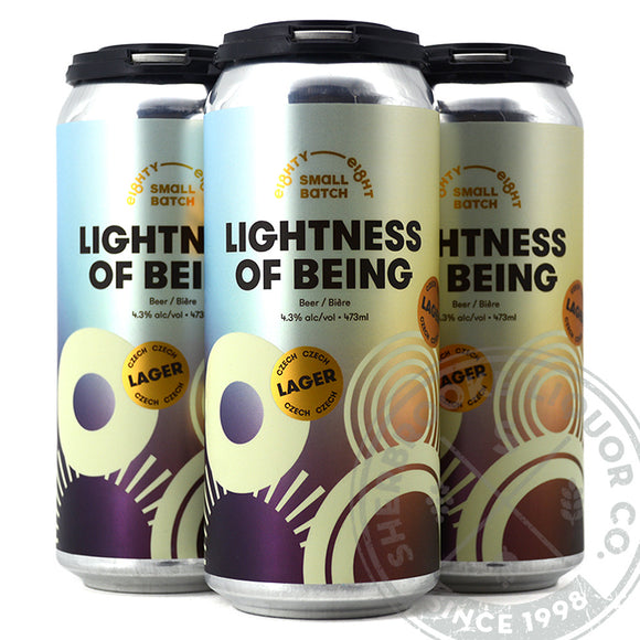 Eighty Eight Lightness of Being Czech Lager 4C