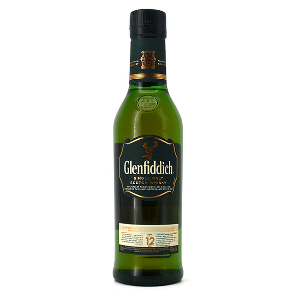 GLENFIDDICH 12 YEARS OLD SINGLE MALT SCOTCH WHISKY 375ML