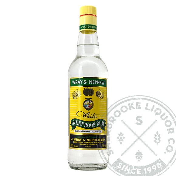 WRAY & NEPHEW WHITE OVERPROOF RUM 750ML