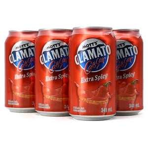 MOTT'S CLAMATO CAESAR EXTRA SPICY 6C