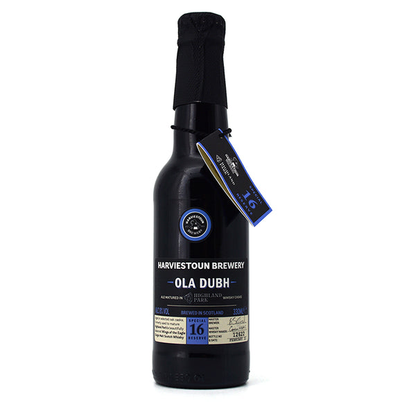 HARVIESTOUN OLA DUBH SPECIAL 16 RESERVE ALE MATURED IN HIGHLAND PARK WHISKY CASKS 330ML