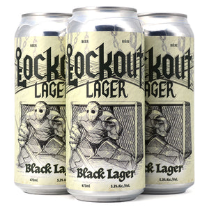O.T. BREWING LOCKOUT LAGER BLACK LAGER 4C