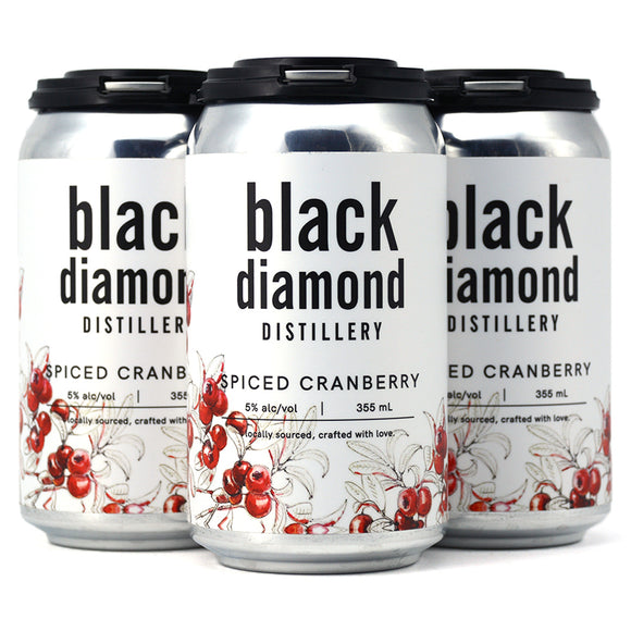 Black Diamond Spiced Cranberry Vodka Soda 4C