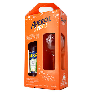APEROL SPRITZ HOLIDAY GIFT PACK 750ML + GLASS
