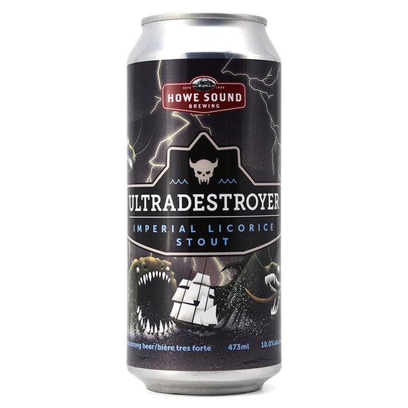 HOWE SOUND ULTRADESTROYER IMPERIAL LICORICE STOUT 473ML