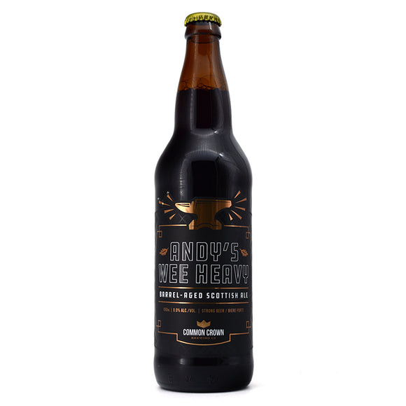 COMMON CROWN ANDY'S WEE HEAVY BARREL-AGED SCOTTISH ALE 650ML