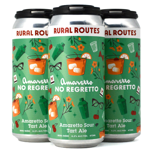 RURAL ROUTES AMARETTO NO REGRETTO AMARETTO SOUR TART ALE 4C