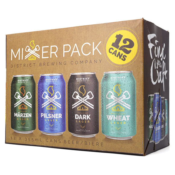 DISTRICT BREWING MIXER PACK 12C