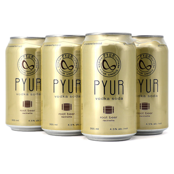 PYUR VODKA SODA ROOT BEER 6C