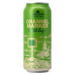 LAKE OF THE WOODS CHANNEL MARKER LIGHT LAGER 473ML