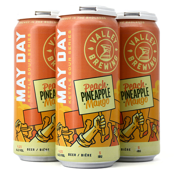 VALLEY MAY DAY PEACH + PINEAPPLE + MANGO KETTLE SOUR 4C