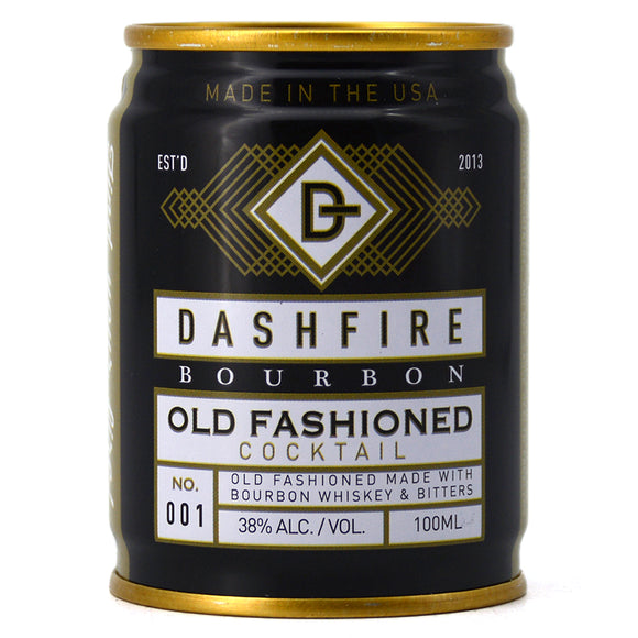 DASHFIRE BOURBON OLD FASHIONED COCKTAIL 100ML