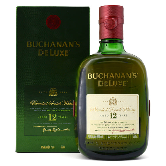 BUCHANAN'S DELUXE AGED 12 YEARS BLENDED SCOTCH WHISKY 750ML