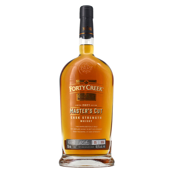 FORTY CREEK MASTER'S CUT LIMITED EDITION CASK STRENGTH WHISKY 750ML