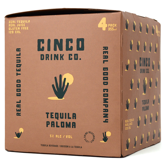 CINCO DRINK CO. - TEQUILA PALOMA 4C
