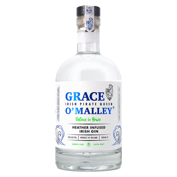 GRACE O'MALLEY HEATHER INFUSED IRISH GIN 700ML